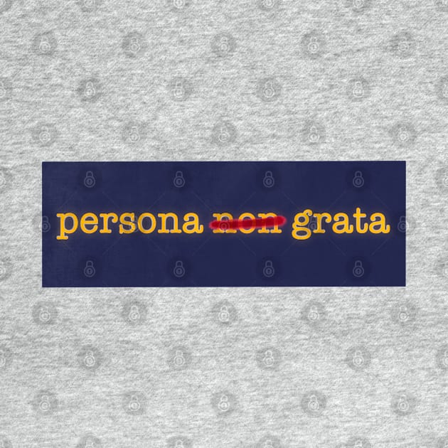 Persona Non Grata by rocksandcolors